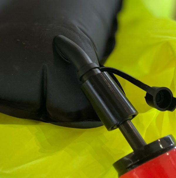 Packraft Pumpen Adapter für Blasesack Handpumpe Sitz Schwimmweste von Anfibio aus TPU – Bild 3