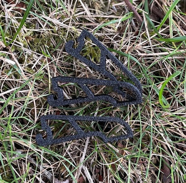 Midi Gas Kartuschen Halter Standfuß ultraleicht - Gr . M nur 4,5 g für Outdoor, Bushcraft, Survival – Bild 5