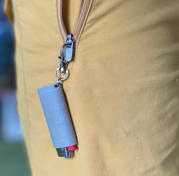 BIC Mini Feuerzeug Halter EDC Survival Bushcraft Schlüsselanhänger matt – Bild 6