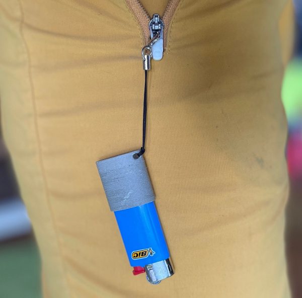 BIC Mini Feuerzeug Halter EDC Survival Bushcraft Schlüsselanhänger matt – Bild 7