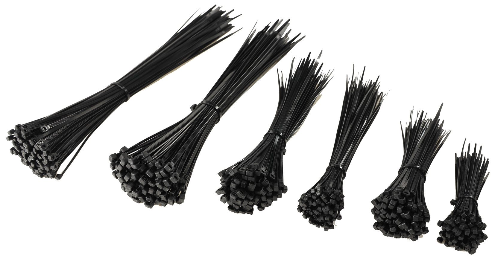 Robuste Kabelbinder für Bushcraft & Survival – verschiedene Größen (100er Packs)