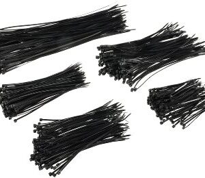 Kabelbinder Set 500- teilig schwarz, UV fest, hohe Zugfestigkeit
