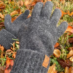 Warme Woll- Fingerhandschuhe – 100 % Wolle, handgefertigt in Österreich | Bushcraft / Outdoor / Survival